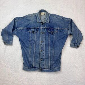 Vintage 80s 90s‎ Limited EXPRESS Chore JEAN Denim Jacket Women's